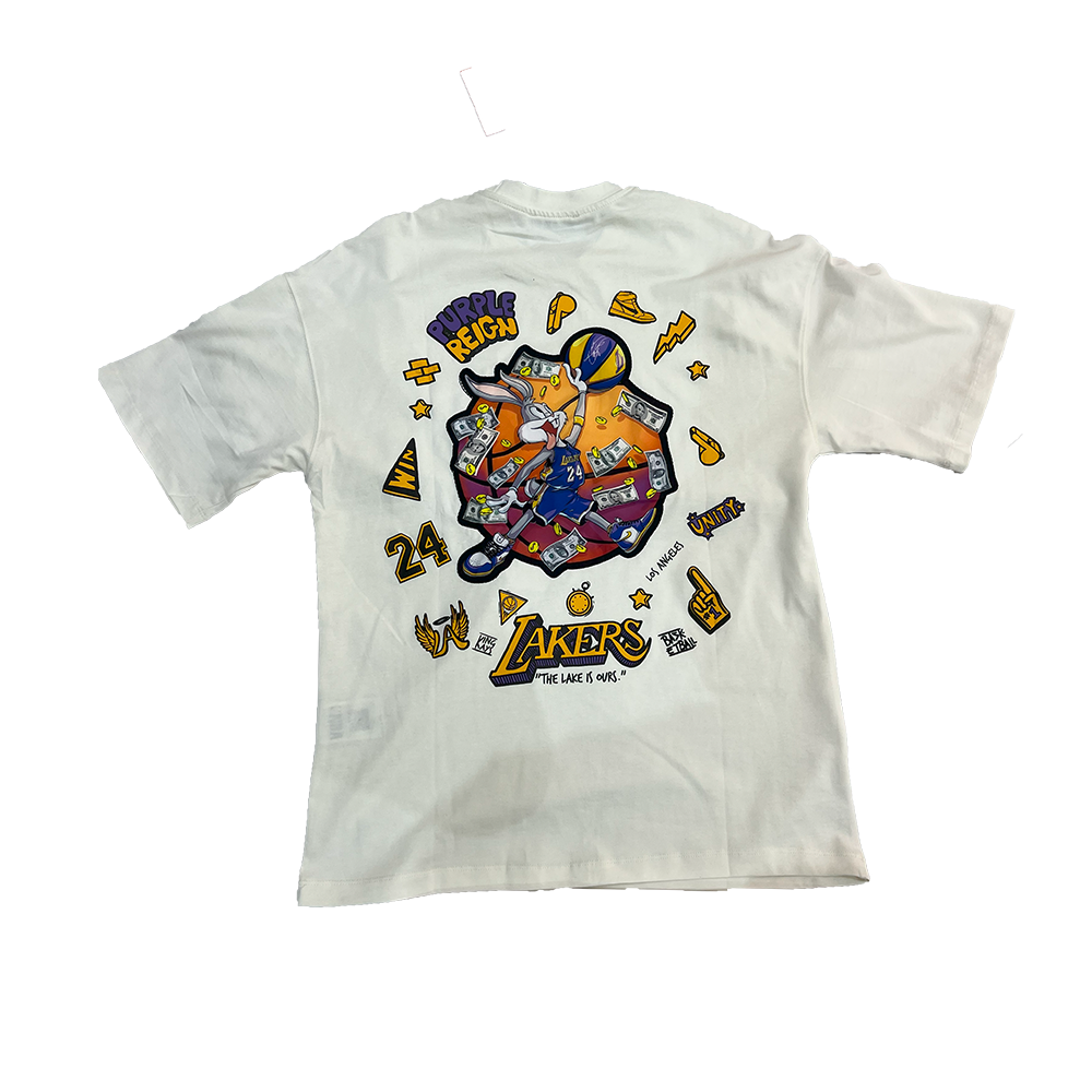 Lakers Drip Tee “Purple Reign”
